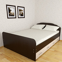 Изображение Кровать 1.60 с ящиками двуспальная